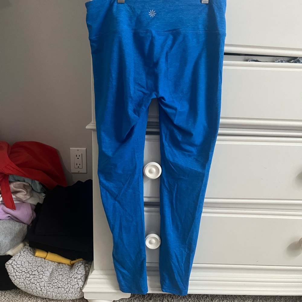 Blue athleta full length leggings